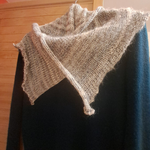 Šála - len, mohér, kašmír, vlna, nylon — foto 3