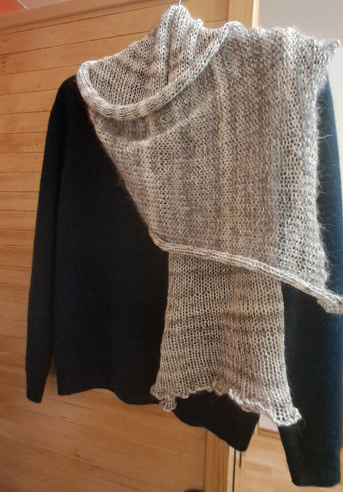 Šála - len, mohér, kašmír, vlna, nylon — foto 2