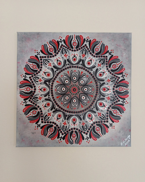 Mandala " Cesta vzhůru" - 40 x 40 cm — foto 4