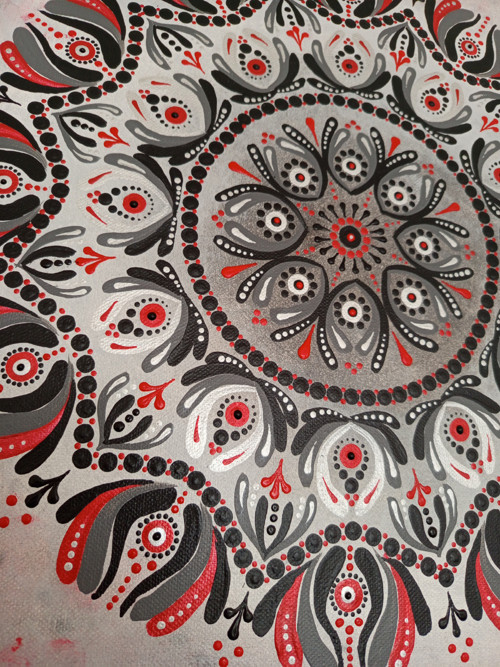 Mandala " Cesta vzhůru" - 40 x 40 cm — foto 2
