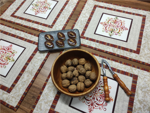 Prostírání patchwork světlé ornament — foto 3