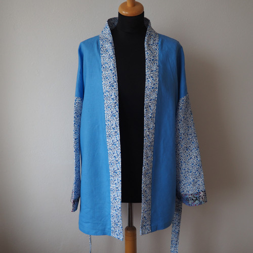 Lněné kimono Pomněnka 4225 — foto 5
