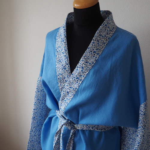 Lněné kimono Pomněnka 4225 — foto 3