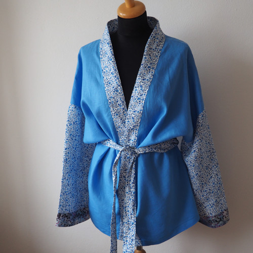 Lněné kimono Pomněnka 4225 — foto 2