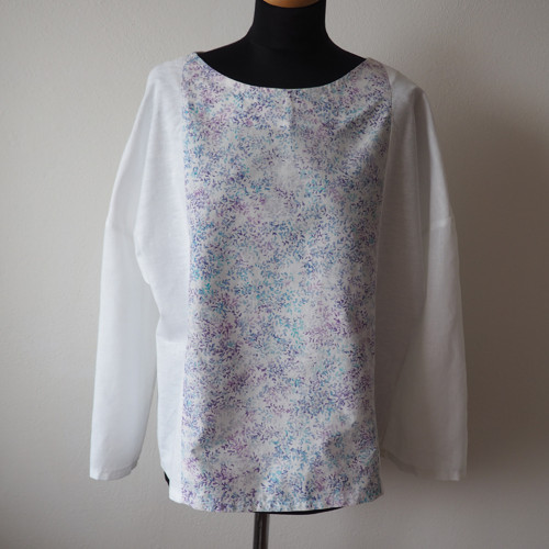 Lněná kimono tunika Levandule 21225 — foto 3