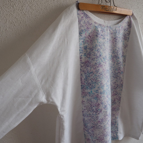 Lněná kimono tunika Levandule 21225 — foto 5
