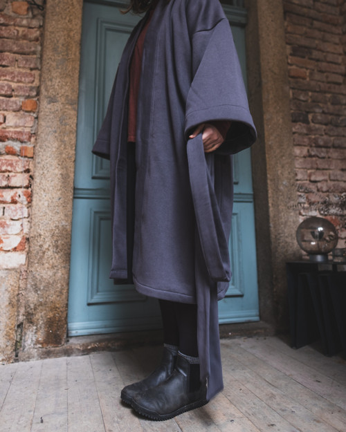 Kimono kabátek antracit — foto 2
