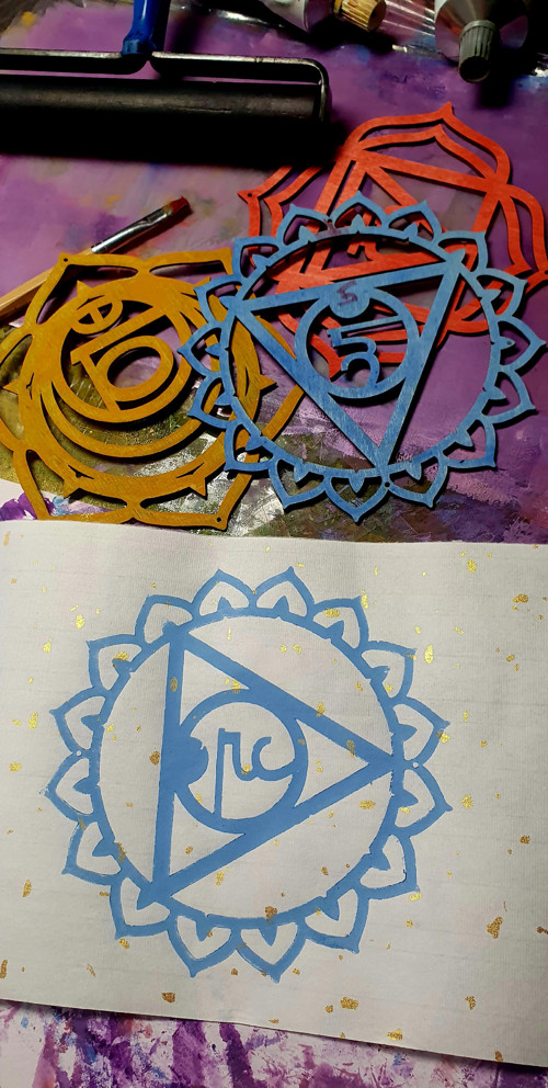 VISHUDDHA - čakrový symbol — foto 6