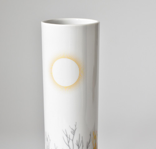Porcelánová váza jarní slunce — foto 4