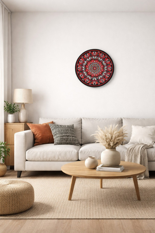 Mandala " Plamen lásky" - průměr 40 cm — foto 2