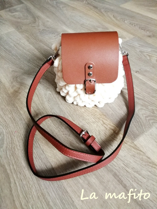 Puffy mini crossbody světlá — foto 2