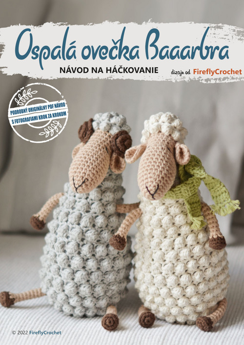 Ospalá ovečka Baaarbra – Návod na háčkování PDF — foto 4