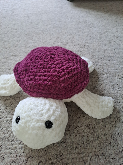 HÁČKOVANÁ ROZTOMILÁ ŽELVIČKA / ŽELVA - handmade - — foto 4