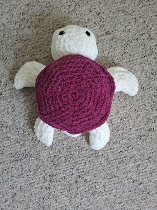 HÁČKOVANÁ ROZTOMILÁ ŽELVIČKA / ŽELVA - handmade - — foto 2