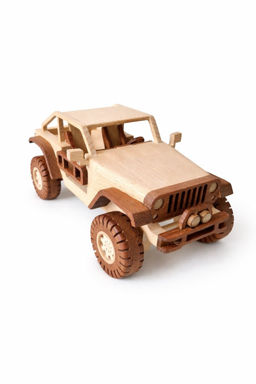 Jeep - auto z bukového dřeva — foto 2