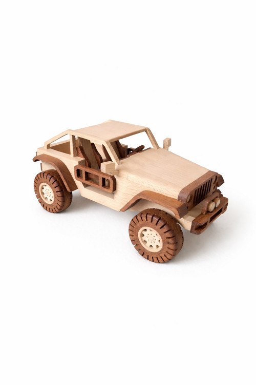 Jeep - auto z bukového dřeva — foto 3