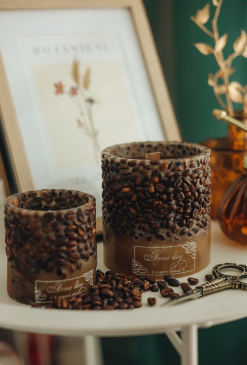 Svíčka " Aroma kávy" velký cylindr — foto 2