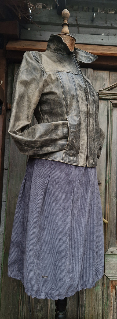 Vintage grey manžestr * — foto 3