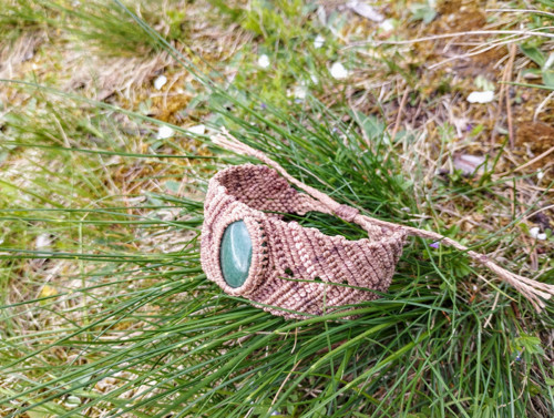Macramé náramek s avanturínem — foto 4