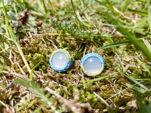 Macramé náušnice — foto 6
