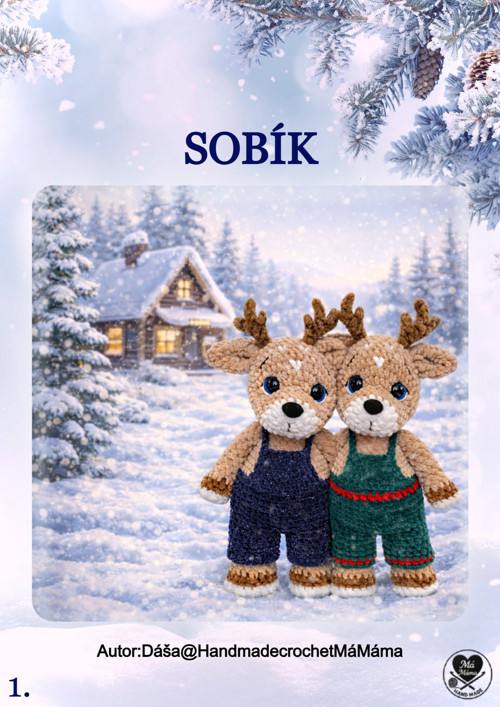 Návod háčkovaný Sob — foto 4