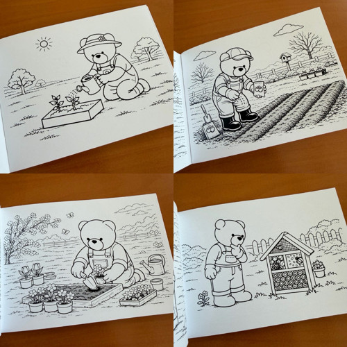 Omalovánky "Jaro v zahradě" — foto 3