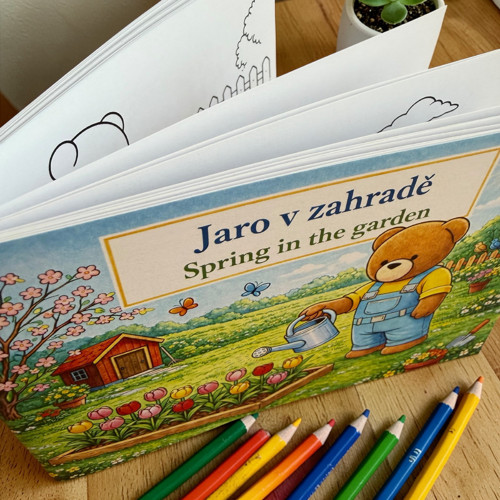 Omalovánky "Jaro v zahradě" — foto 2