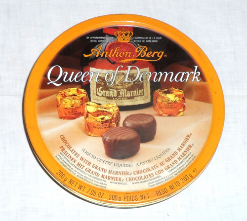 Plechová KRABIČKA pralinky • Anthon Berg, Dánsko — foto 5