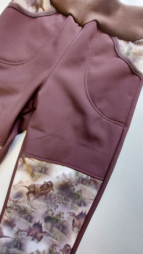 Kalhoty softshell, Dino a hnědá v.146 — foto 3