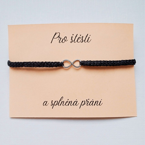Pletené nekonečno - talisman (pánský) — foto 2