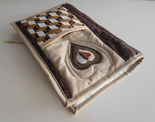 Obal na knihu s kapsou - patchwork — foto 4