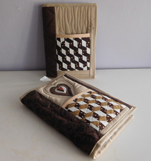 Obal na knihu s kapsou - patchwork — foto 5