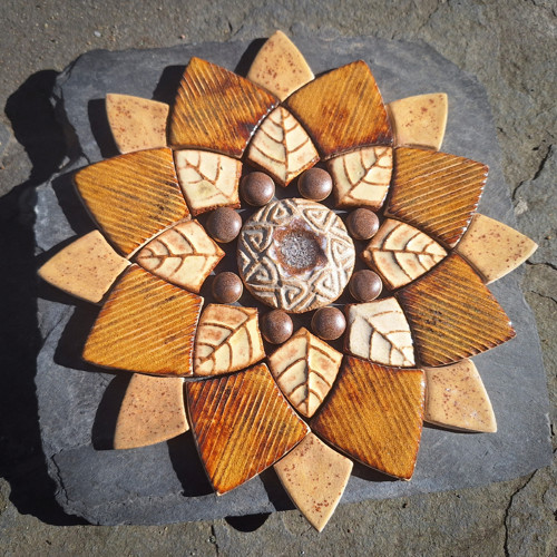 Mandala z keramických komponentů 144 — foto 2