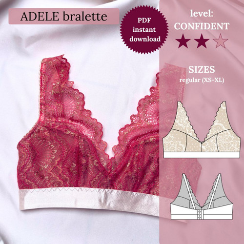 ADELE braletka - PDF střih (vel. XS-XL) — foto 2