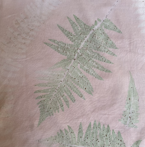 Bavlněné tílko ecoprint — foto 4