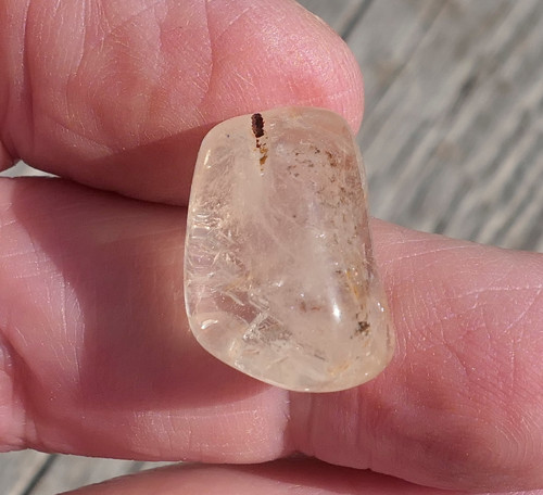 Topaz stříbrný (18 mm) - V2575 — foto 2