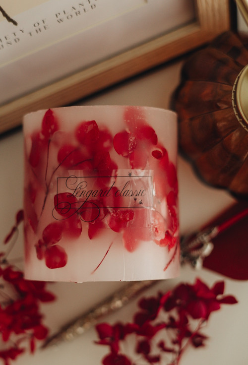Svíčka "Hydrangea Royale" Velký cylindr — foto 5