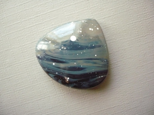 Kabošon - obsidián modrý 26 mm, č.15 — foto 2