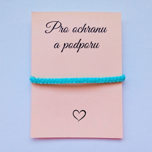 Dětský ochranný amulet - tyrkysový mini — foto 3