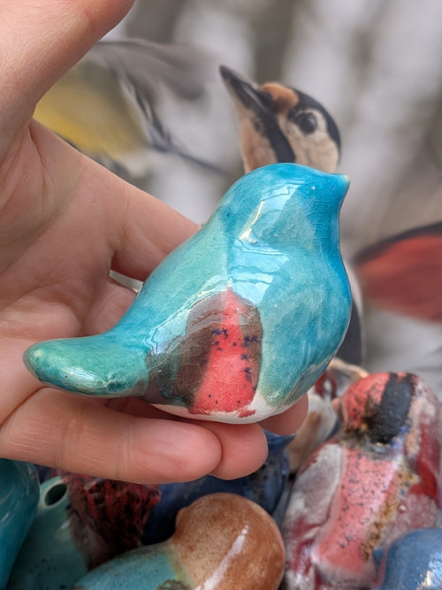Keramické ptactvo Blue — foto 5