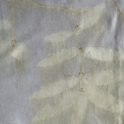 Bavlněné tílko ecoprint — foto 5