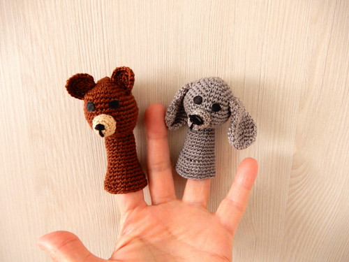 Prstový maňásek - medvěd — foto 4