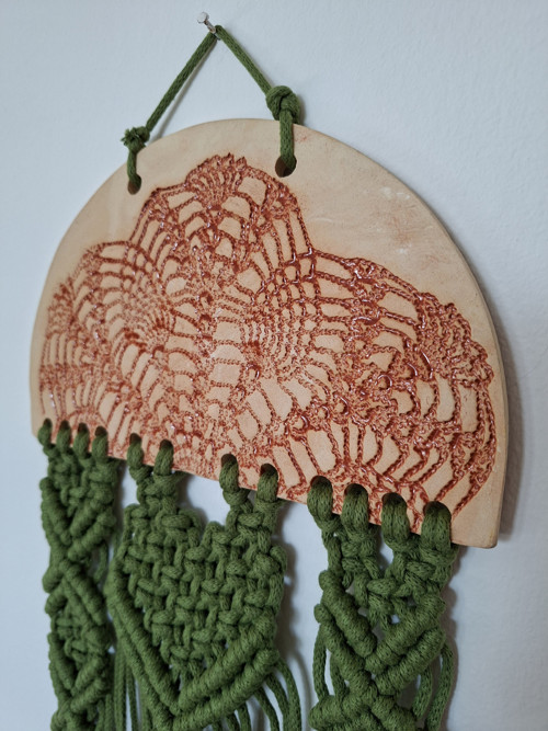 Srdcové macramé — foto 2