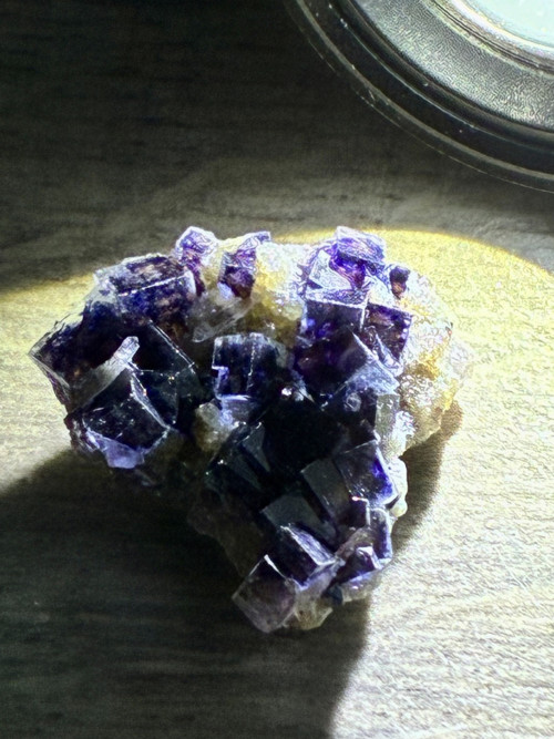 FLUORIT Fantomový - kubický, mini 7,5 gr. HENAN — foto 3
