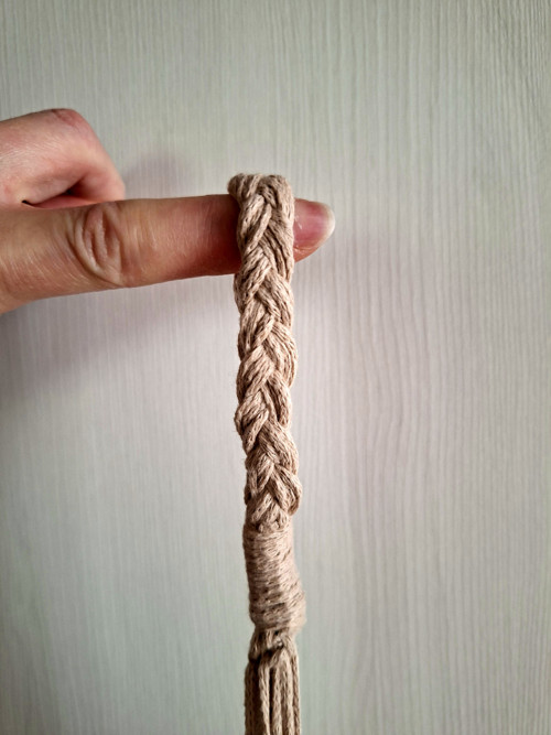 Macramé závěs s vázou — foto 4