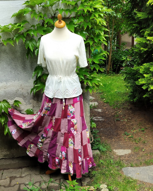 Patchworková sukně Pink lady — foto 5