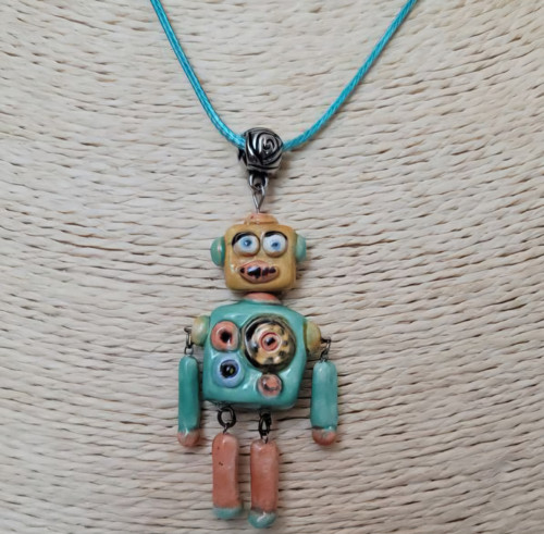 Originální keramický robot. — foto 2