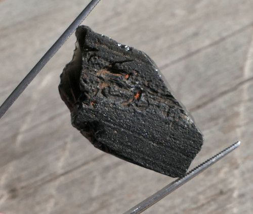 Surový obsidián stříbrný V2612 — foto 4