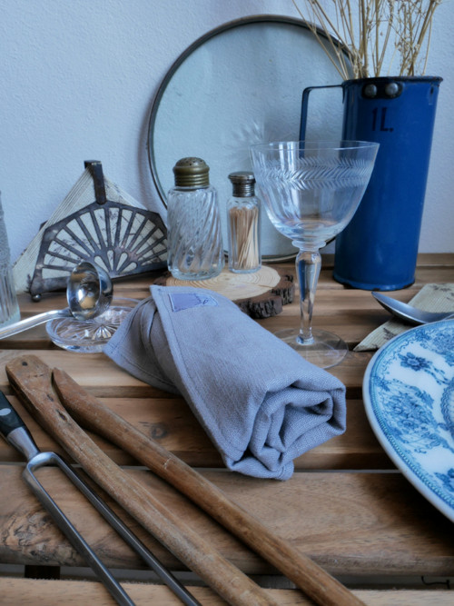 Jeden kus . LEN . světle šedá — foto 3