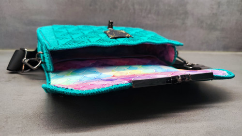 Smaragdová crossbody kabelka — foto 6